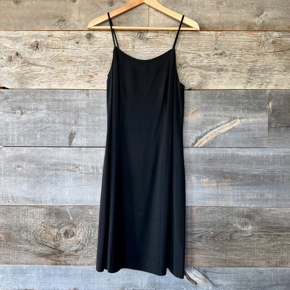 Rodier Paris Vintage‎ 90s Slip Dress EU 42 US 8 LBD Date Night Made France Chic